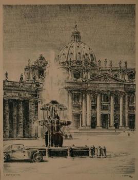 The St. Peters Cathedral in Rome