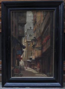 View of City - canvas - Georg Bernhard Liebig - 1910