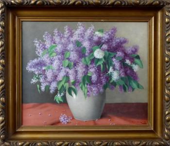 Frantisek Xaver Diblik - Lilacs in a vase