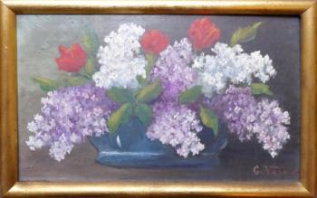Vasura G. - Still life with flowers and lilacs