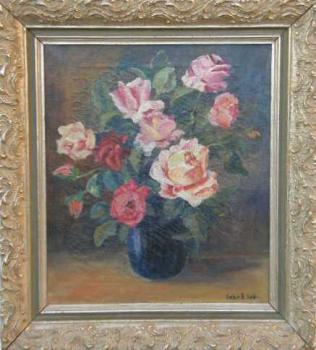 Still Life with Flowers - Dobeš Ludva - 1930 Still Life with Flowers - Dobeš Ludva - 1930