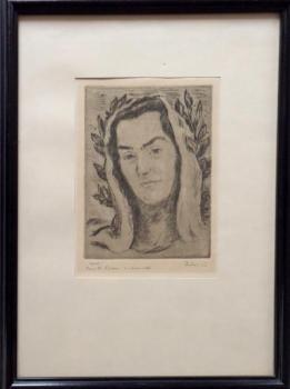 Vaclav Rabas - Portrait of a woman, Muse Vaclav Rabas - Portrait of a woman, Muse