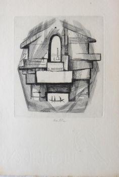 Jan Halla - Ex libris L. Hodny Jan Halla - Ex libris L. Hodny