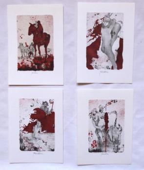 Pavel Roucka - 3 x PF 1980, 1 x ex libris Pavel Roucka - 3 x PF 1980, 1 x ex libris