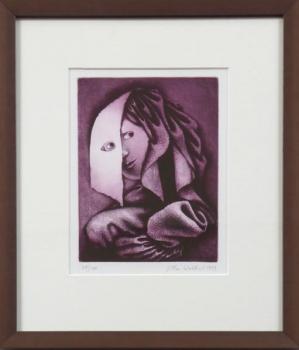 Jitka Walterova - Portrait of a woman in a veil Jitka Walterova - Portrait of a woman in a veil