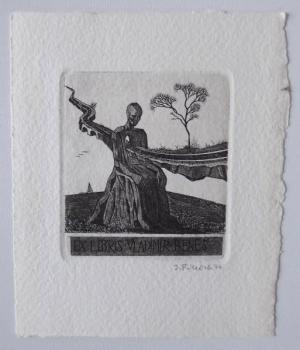 Jindrich Pilecek - Ex libris Vladimir Benes Jindrich Pilecek - Ex libris Vladimir Benes
