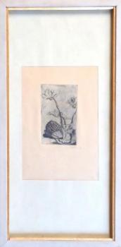 Janus Kubicek - Flowers in a glass on a bowl Janus Kubicek - Flowers in a glass on a bowl