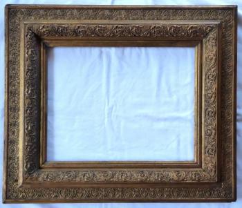 Gilded frame with fine embossed ornament Gilded frame with fine embossed ornament