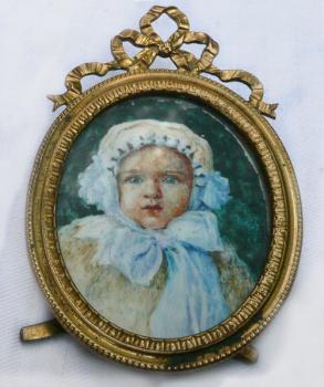 Miniature - brass - 1850 Miniature - brass - 1850