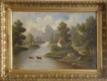 Romantic landscape Romantic landscape