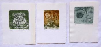 Anna Khunova - Bee, Mouse, Ex libris Anna Khunova - Bee, Mouse, Ex libris