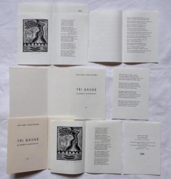 Petr Kopta - Guillmo Apollinaire, Three Poems Petr Kopta - Guillmo Apollinaire, Three Poems