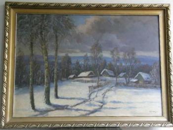 Winter Landscape - Hluboš - 1940 Winter Landscape - Hluboš - 1940