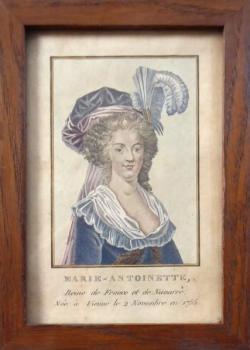 Portrait of Marie Antoinette - Queen of France and Portrait of Marie Antoinette - Queen of France and