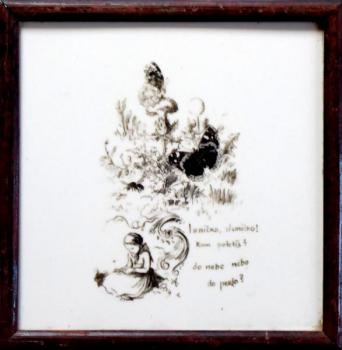 A tile with a rhyme by Mikolas Ales A tile with a rhyme by Mikolas Ales