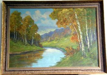 View of River - V. Novák - 1940 View of River - V. Novák - 1940