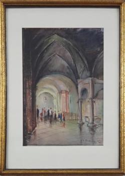 Frantisek J. Kraus - In the church Frantisek J. Kraus - In the church