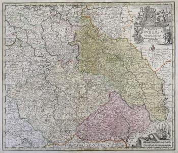 Map of Bohemia, ca 1740 Map of Bohemia, ca 1740