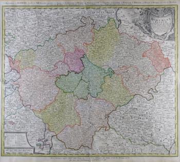 Map of Bohemia Map of Bohemia