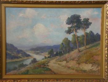 Souček - Hillside above the river Souček - Hillside above the river