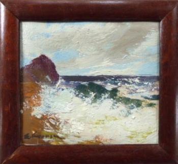 Painting - cardboard - Emanuel Hosperger - 1950 Painting - cardboard - Emanuel Hosperger - 1950