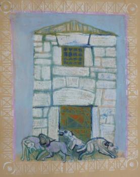 Hans Erni - Dogs, Perseus Hans Erni - Dogs, Perseus
