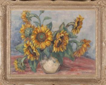 Still Life with Flowers - Zezulová Helena - 1940 Still Life with Flowers - Zezulová Helena - 1940