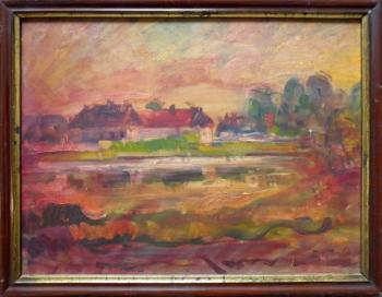 Painting - cardboard - František Josef Archalous - 1940 Painting - cardboard - František Josef Archalous - 1940