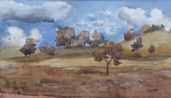 Lev Simak - Landscape with trees Lev Simak - Landscape with trees