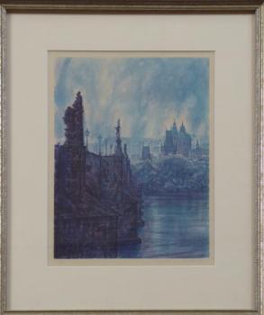 Jan Cerny Klatovsky - Charles Bridge and St. Nicho Jan Cerny Klatovsky - Charles Bridge and St. Nicho