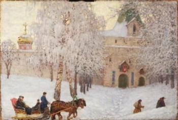 Painting - S. E. Lednev-Shchukin - 1925 Painting - S. E. Lednev-Shchukin - 1925