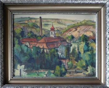 View of City - František Viktor Mokrý - 1935 View of City - František Viktor Mokrý - 1935