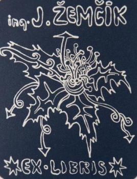 Vaclav Houf - Ex libris Ing. J. Zemcik Vaclav Houf - Ex libris Ing. J. Zemcik