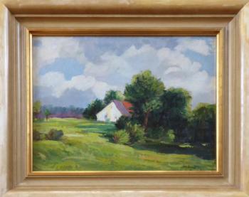 Building with trees on a sunny day Building with trees on a sunny day