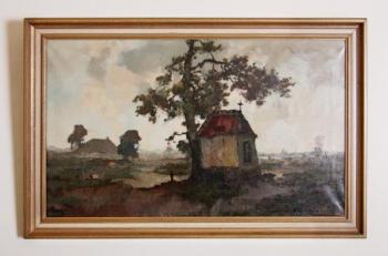 Landscape - wood, canvas - Henry Pauwels  - 1930